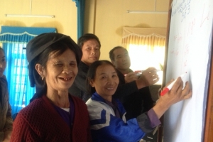 CECD delivered technical support training on water cement tank management for Crab hatchery for Farmers in Viet Nam